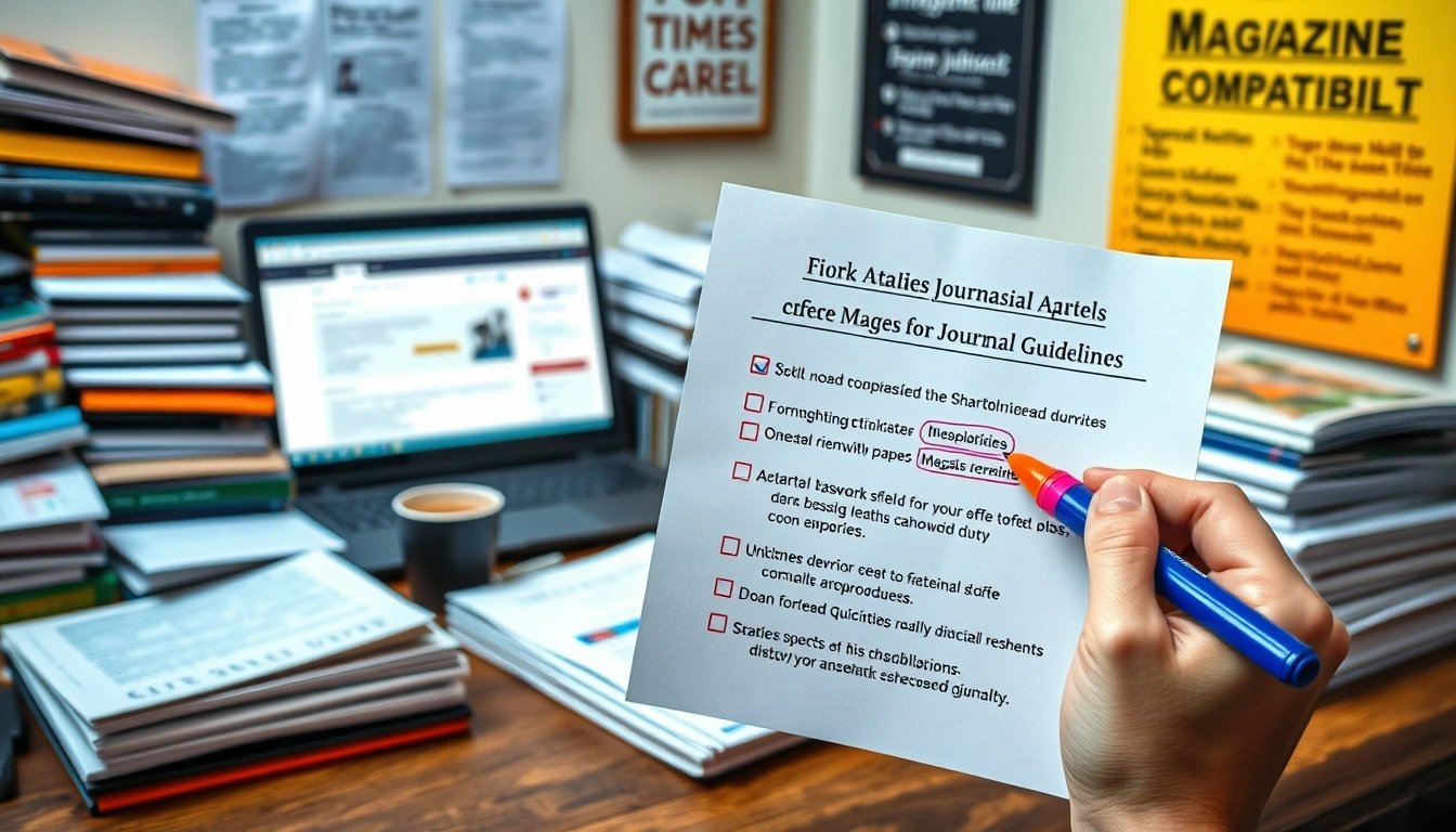 Makale Gönderiminde Dergi Uyumluluğu